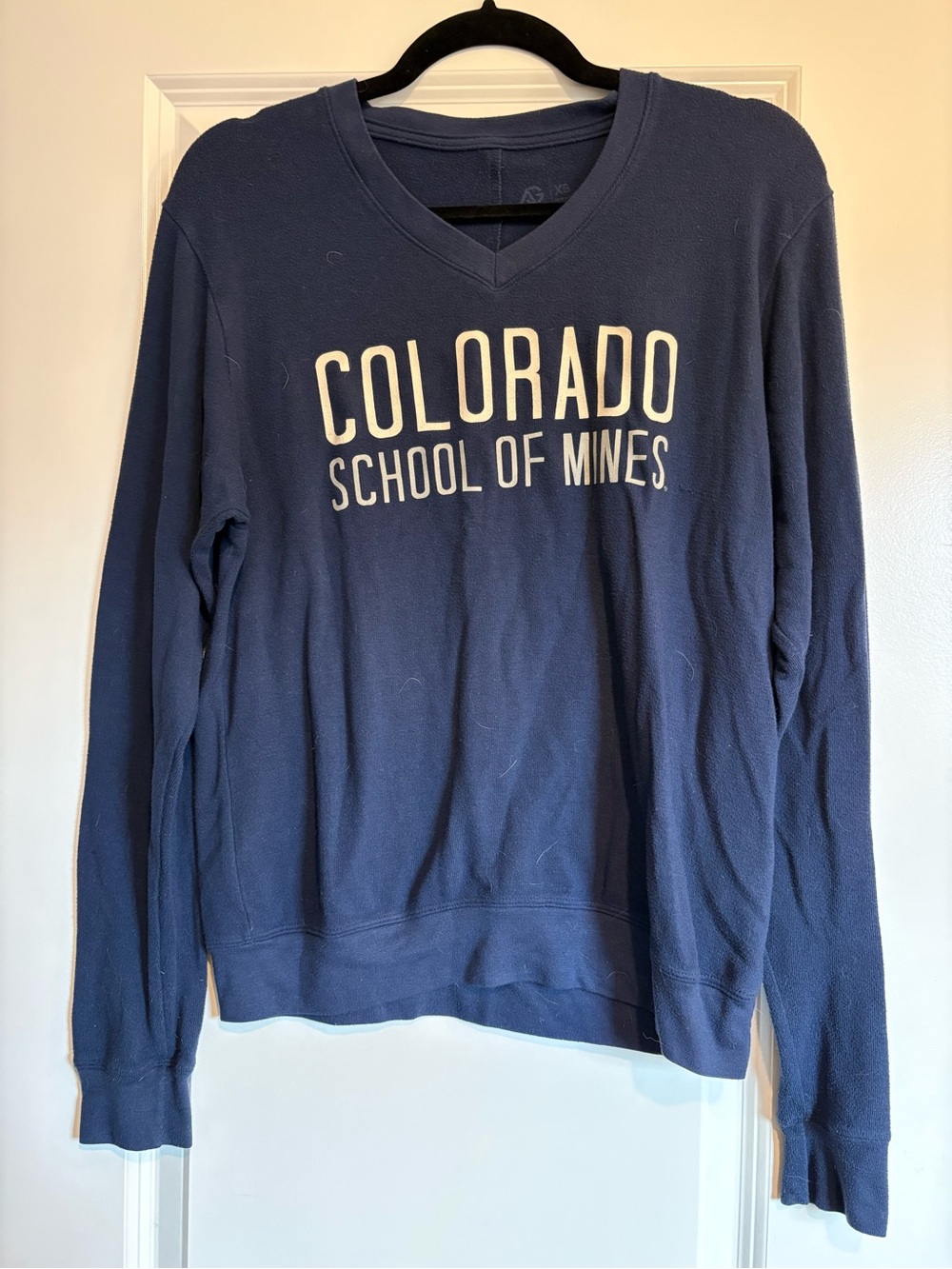 RBX Navy V-Neck Sweater with Colorado School of Mines Print